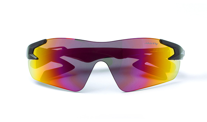 AirFly AF-301 C-3 Purple Gold Mirror Sunglasses - Tennis Town