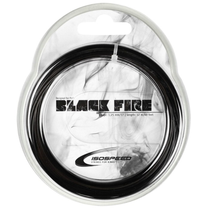 ISOSPEED Black Fire 17/1.25 Tennis String Set