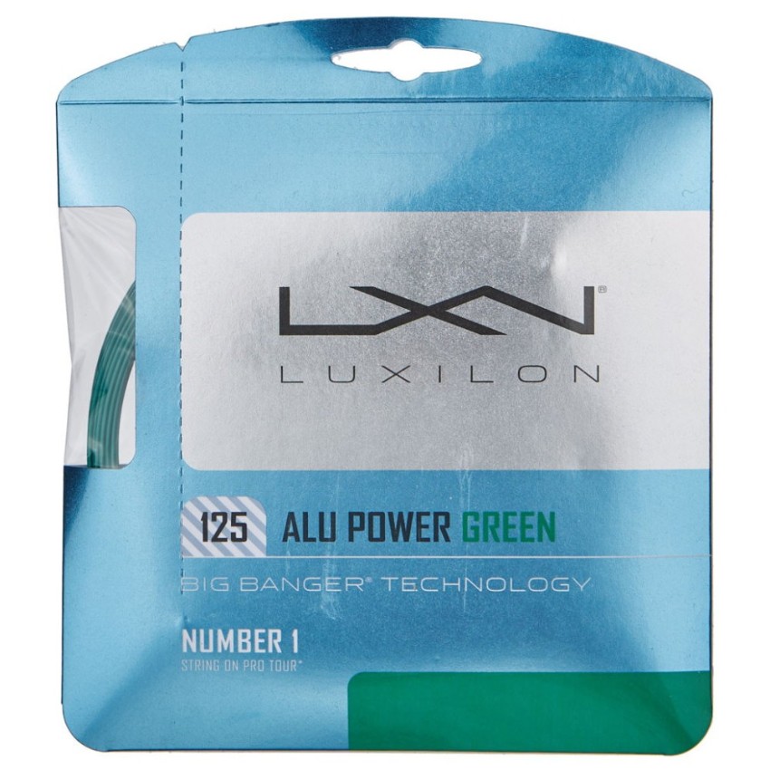 Luxilon Alu Power 17/1.25 Tennis String Green Set