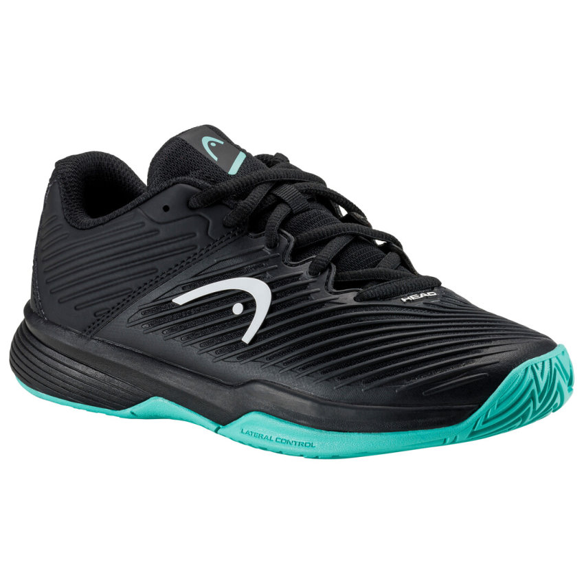 Head Revolt Pro 4.0 Black/Teal Junior Tennis Shoes