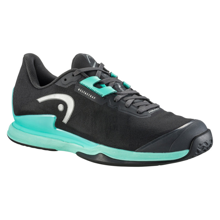 Head Sprint Pro 3.5 Black/Teal Men's Tennis Shoes