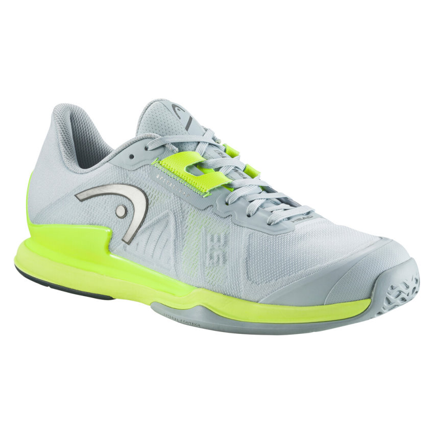 Head Sprint Pro 3.5 Grey/Yellow Men's Tennis Shoes