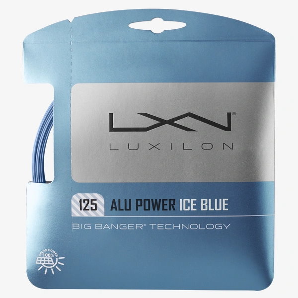 Luxilon Alu Power 1.25 Tennis String Ice Blue Set