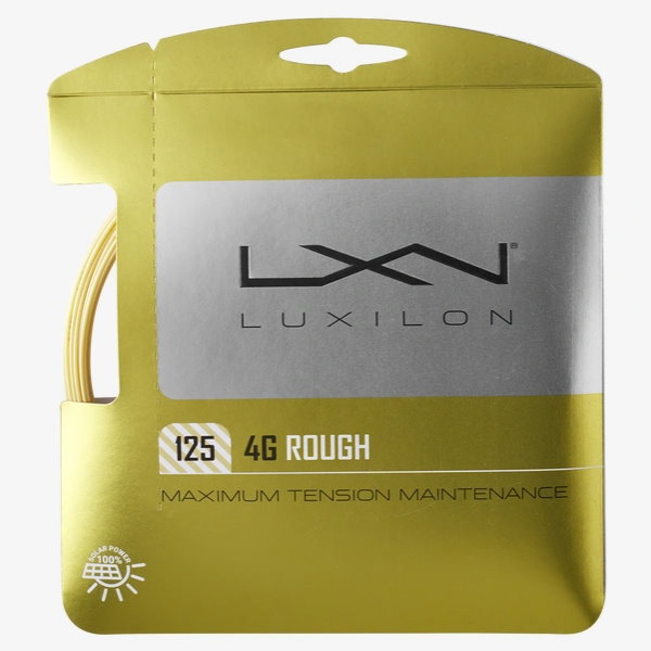 Luxilon 4G Rough 17/1.25 Tennis String Set
