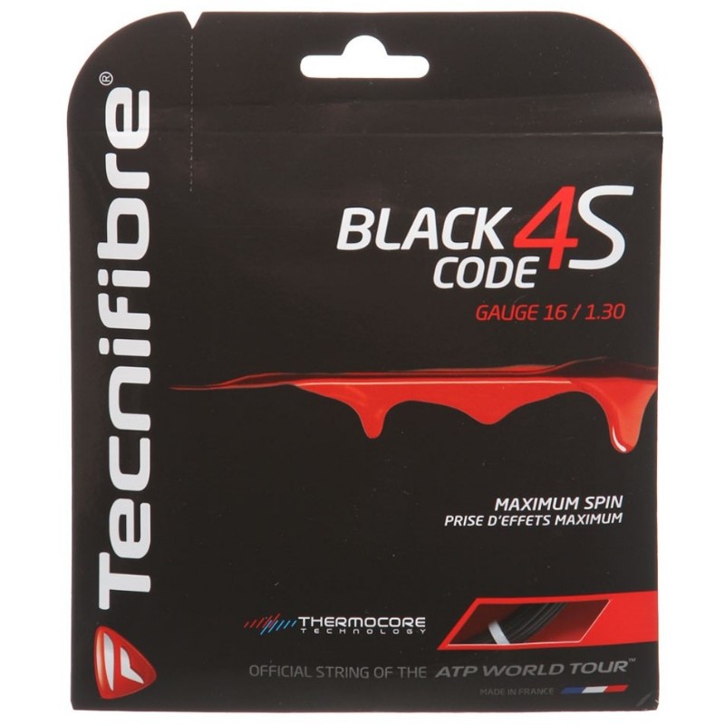 Tecnifibre Black Code 4S 16/1.30 String