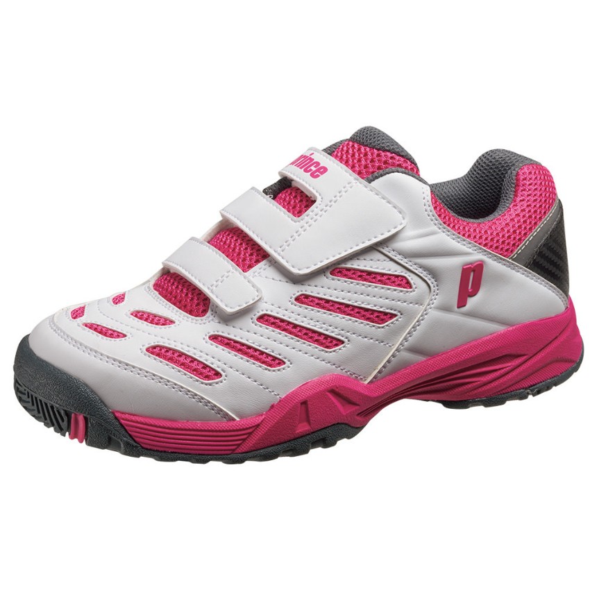 Prince DPS853 All Court White/Pink Junior Shoes 