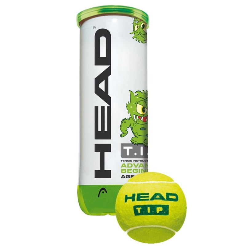 Head T.I.P. Green Ball 3-ball Can